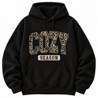 Cozy Season Leopard Print Sweatshirt – Retro Fall Gift, Shirt & Hoodie