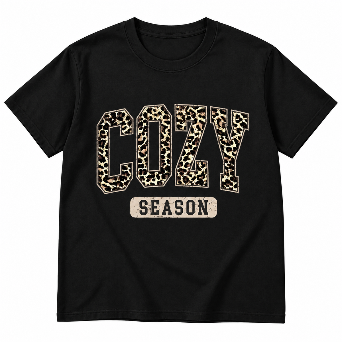 Cozy Season Leopard Print Sweatshirt – Retro Fall Gift, Shirt & Hoodie