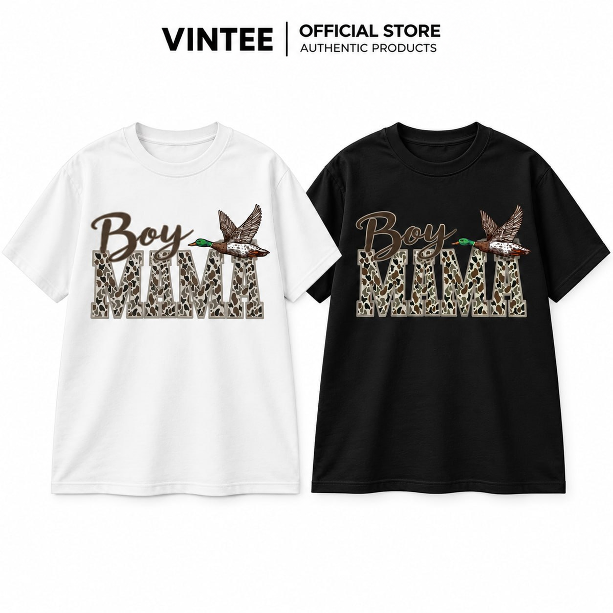Boy Mama Duck Hunting Camo Sweatshirt – Mom of Boys Gift, Shirt & Hoodie