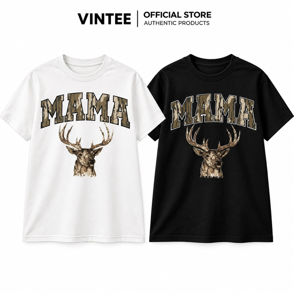 Mama Deer Hunting Camo Shirt – Vintage Buck Sweatshirt & Hoodie