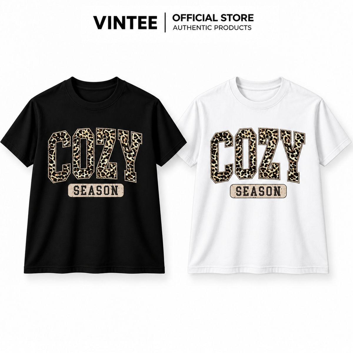 Cozy Season Leopard Print Sweatshirt – Retro Fall Gift, Shirt & Hoodie