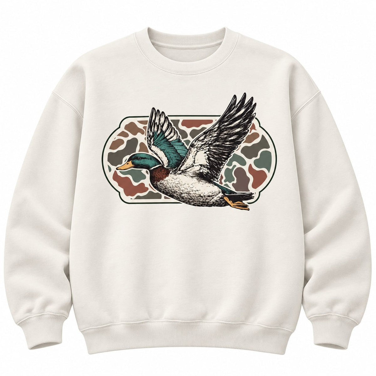 Vintage Mallard Duck Hunting Shirt – Camo Graphic Sweatshirt & Hoodie