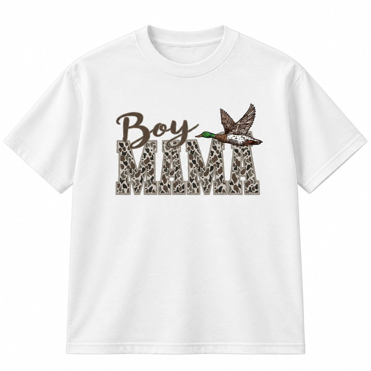 Boy Mama Duck Hunting Camo Sweatshirt – Mom of Boys Gift, Shirt & Hoodie