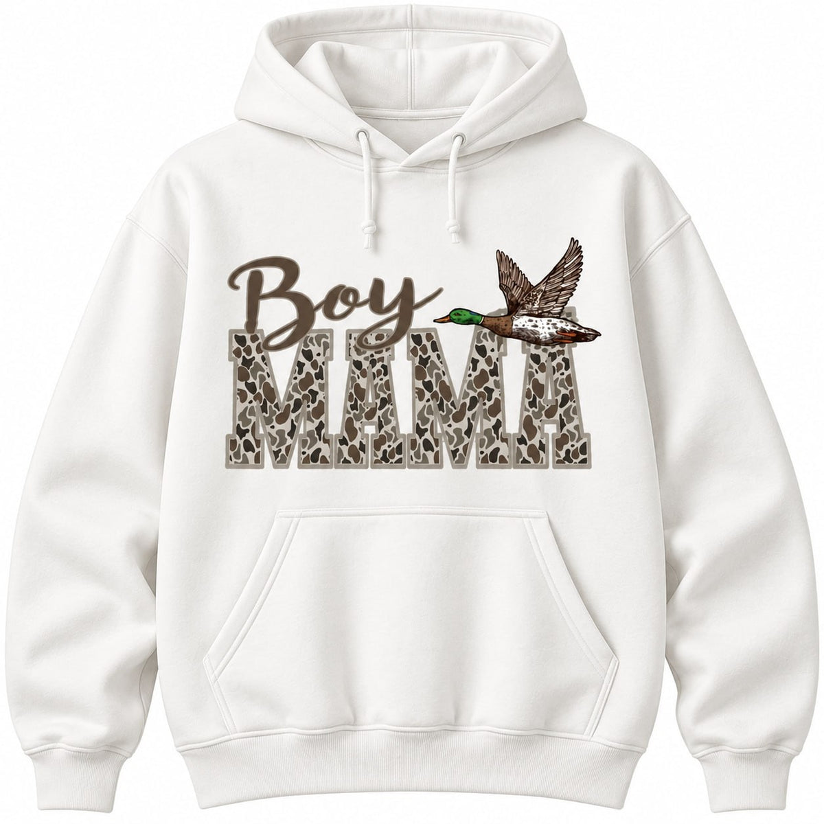 Boy Mama Duck Hunting Camo Sweatshirt – Mom of Boys Gift, Shirt & Hoodie
