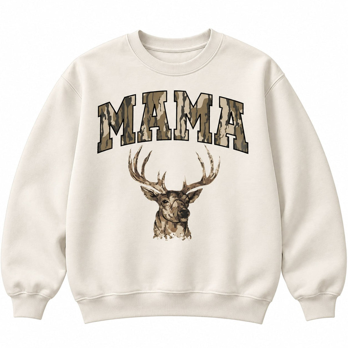 Mama Deer Hunting Camo Shirt – Vintage Buck Sweatshirt & Hoodie