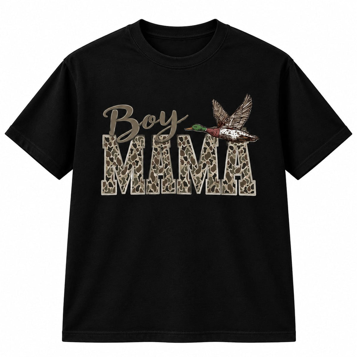 Boy Mama Duck Hunting Camo Sweatshirt – Mom of Boys Gift, Shirt & Hoodie